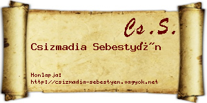 Csizmadia Sebestyén névjegykártya